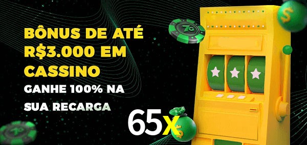 65x melhor bônus de depósito